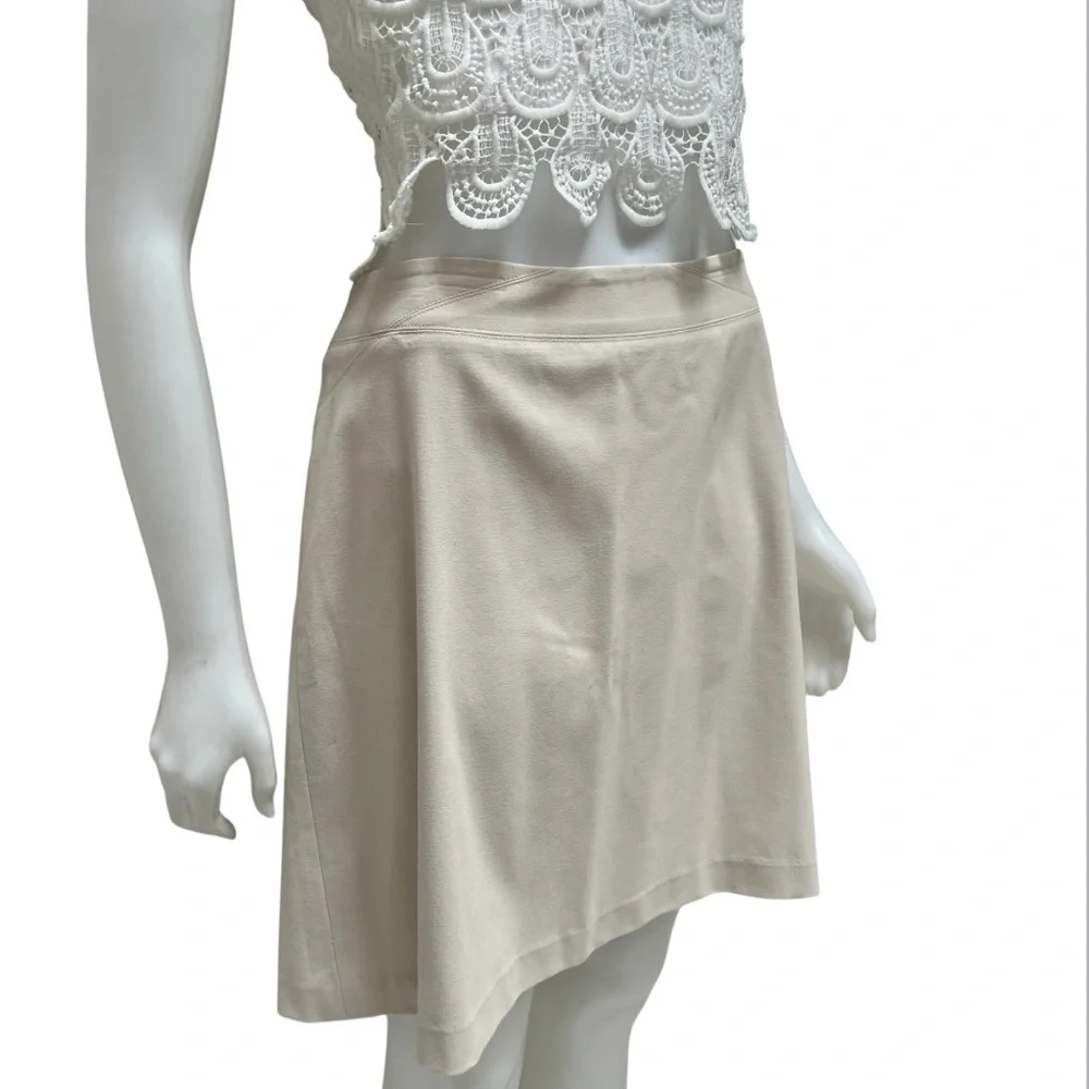 Vintage THE LIMITED Virtual Stretch Tan Pencil Skirt Office Carrier Capsule 90's